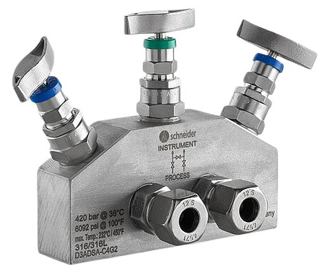 Three way manifold